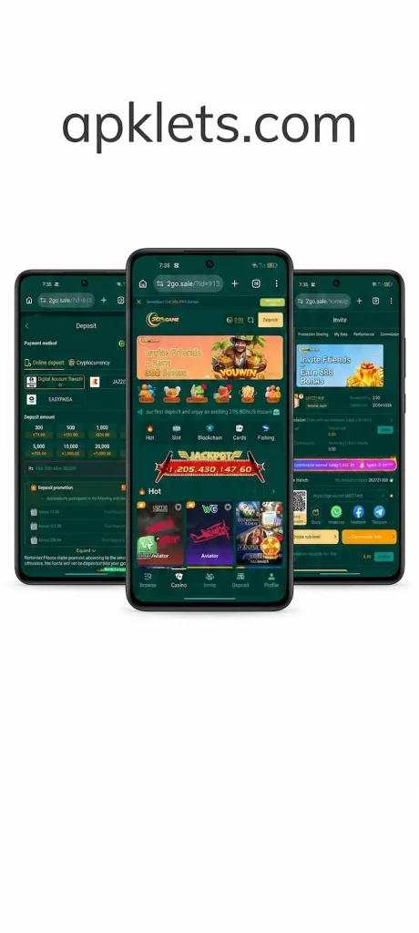 2GO Game interface