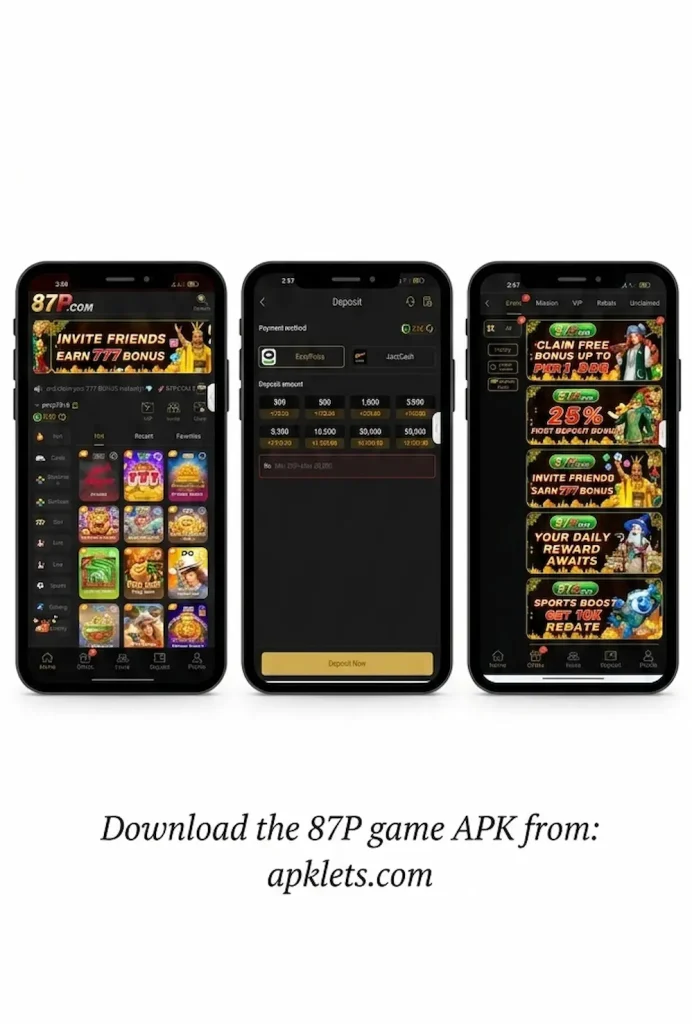 87P game layout