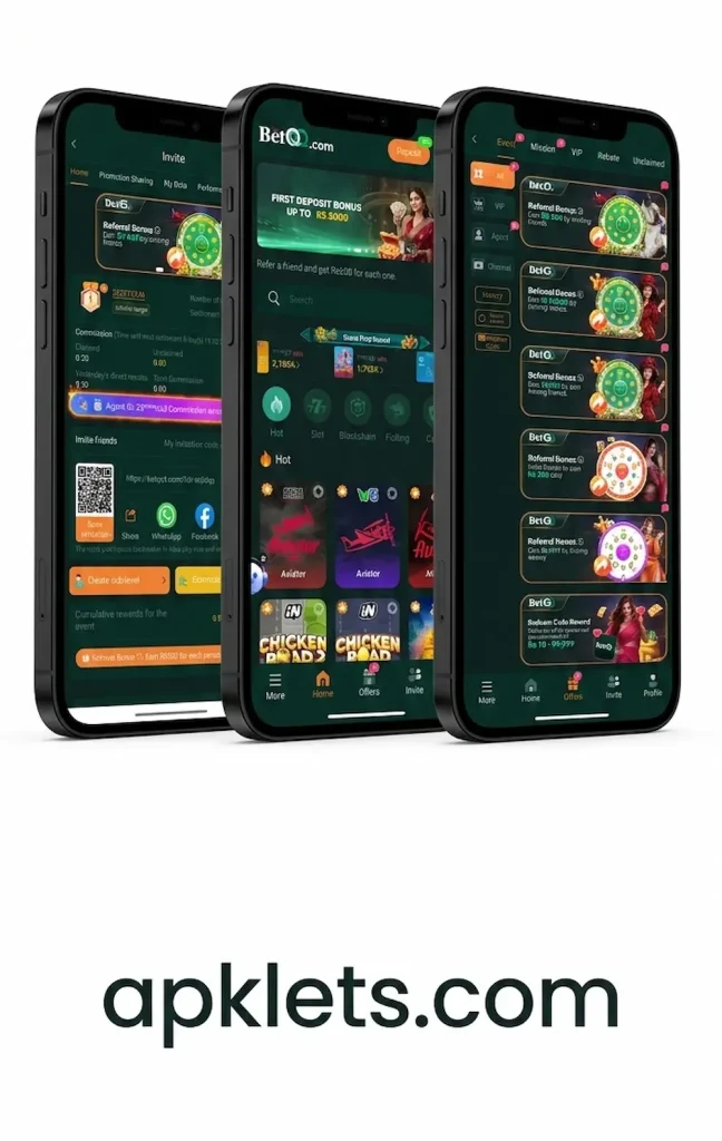 BETQQ Game layout