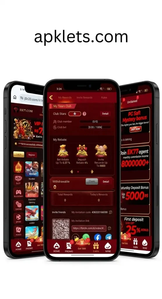 EK77 Game interface