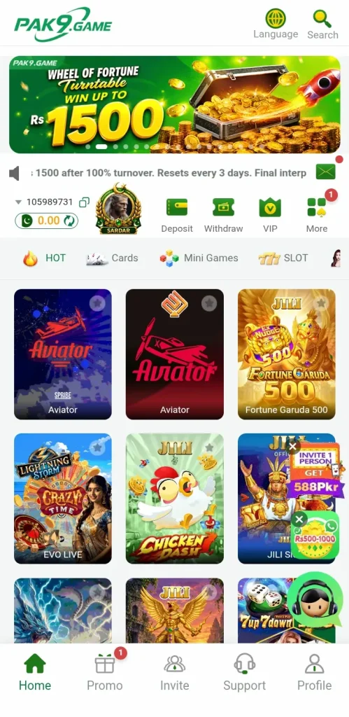 pak9 game